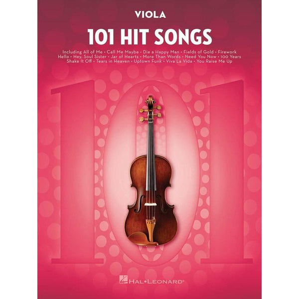 101 Hit Songs for Viola-Sheet Music-Hal Leonard-Logans Pianos