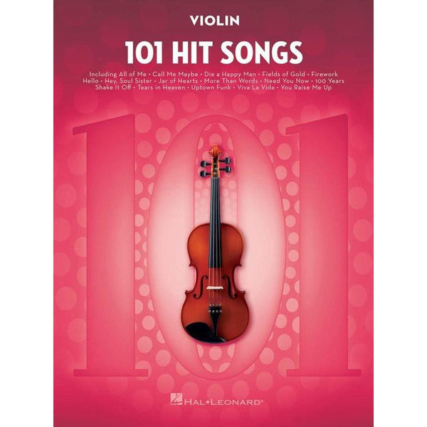 101 Hit Songs for Violin-Sheet Music-Hal Leonard-Logans Pianos
