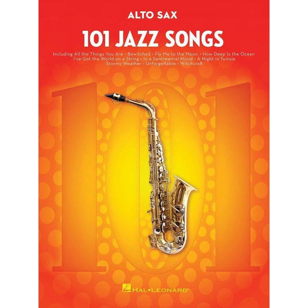 101 Jazz Songs for Alto Sax-Sheet Music-Hal Leonard-Logans Pianos