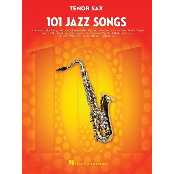 101 Jazz Songs for Tenor Sax-Sheet Music-Hal Leonard-Logans Pianos