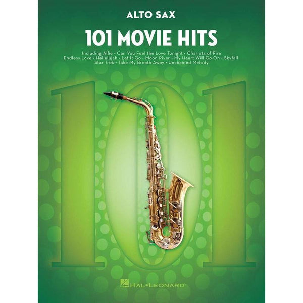 101 Movie Hits for Alto Sax-Sheet Music-Hal Leonard-Logans Pianos