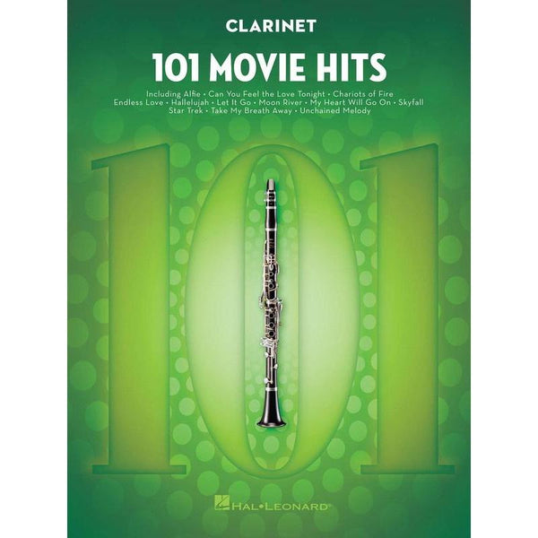 101 Movie Hits for Clarinet-Sheet Music-Hal Leonard-Logans Pianos