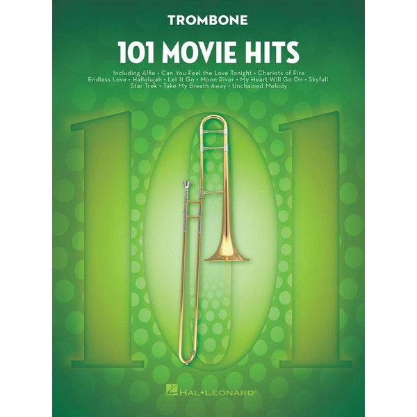 101 Movie Hits for Trombone-Sheet Music-Hal Leonard-Logans Pianos