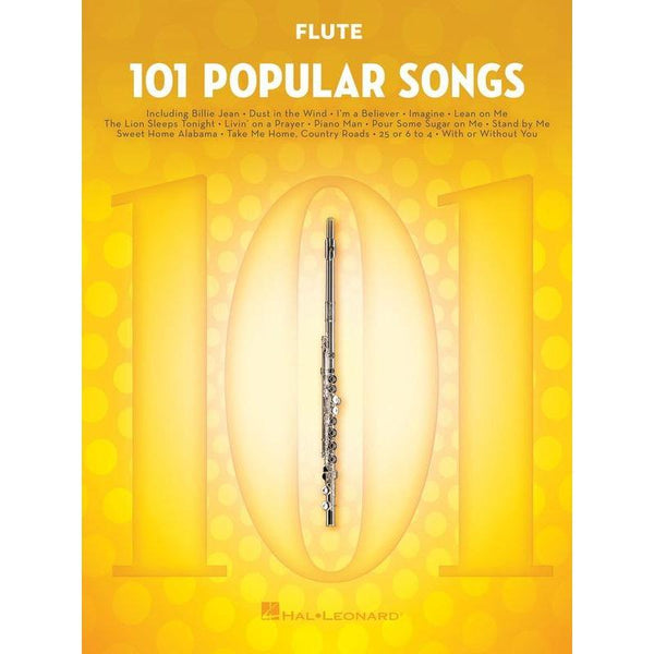 101 Popular Songs for Flute-Sheet Music-Hal Leonard-Logans Pianos
