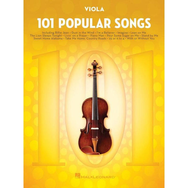 101 Popular Songs for Viola-Sheet Music-Hal Leonard-Logans Pianos