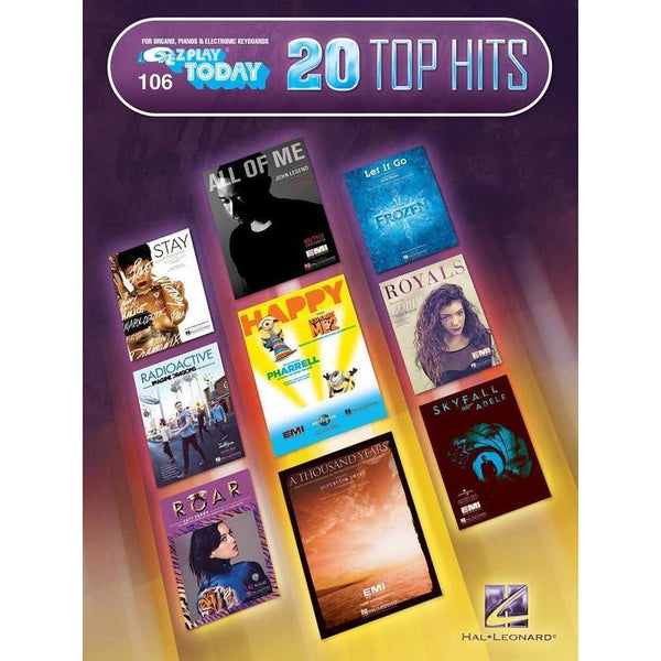 20 Top Hits-Sheet Music-Hal Leonard-Logans Pianos