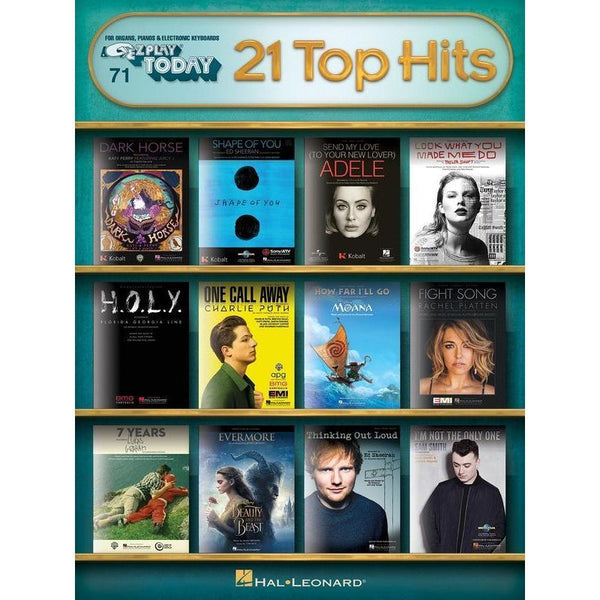 21 Top Hits-Sheet Music-Hal Leonard-Logans Pianos