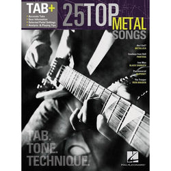 25 Top Metal Songs - Tab. Tone. Technique.-Sheet Music-Hal Leonard-Logans Pianos