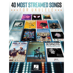 40 Most Streamed Songs for Ukulele-Sheet Music-Hal Leonard-Logans Pianos