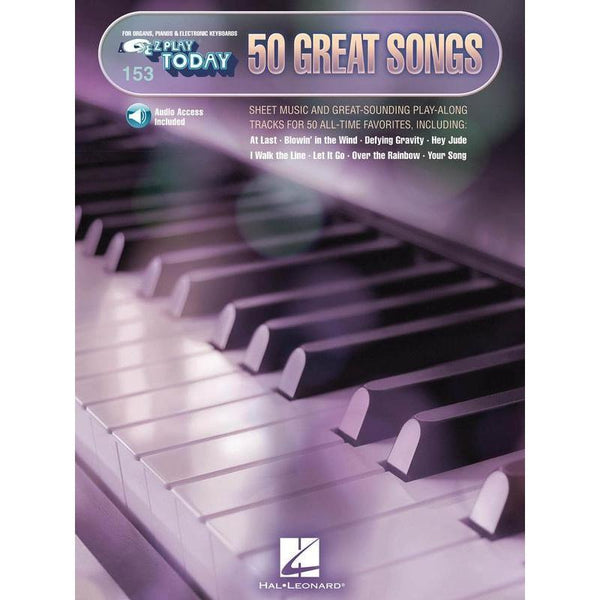 50 Great Songs-Sheet Music-Hal Leonard-Logans Pianos