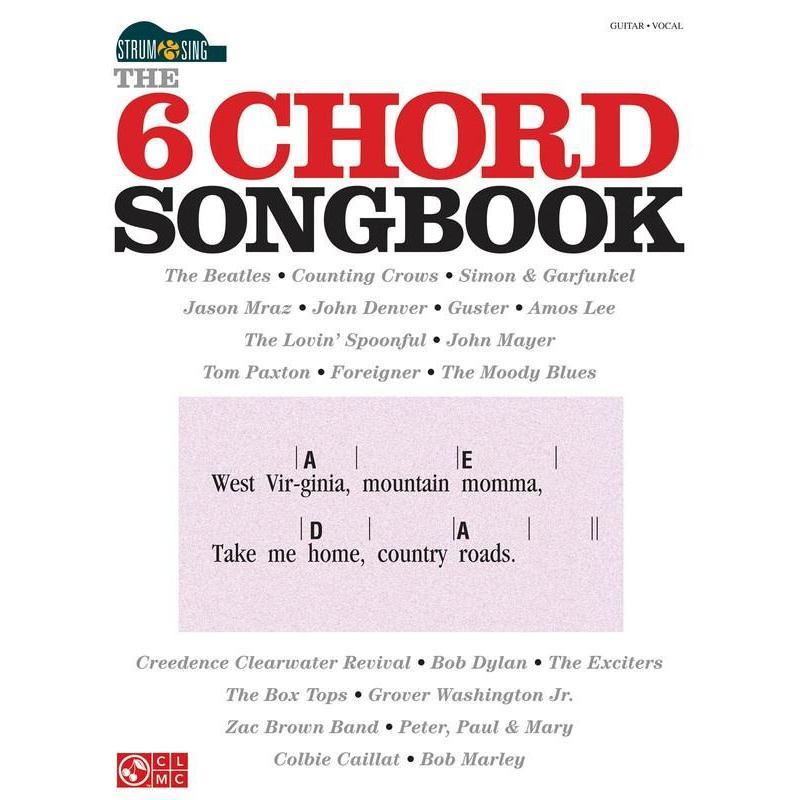 6 CHORD SONGBOOK STRUM & SING GUITAR-Sheet Music-Cherry Lane Music-Logans Pianos