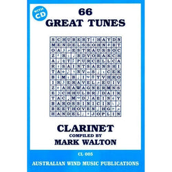 66 Great Tunes for Clarinet-Sheet Music-Australian Wind Music Publications-Logans Pianos