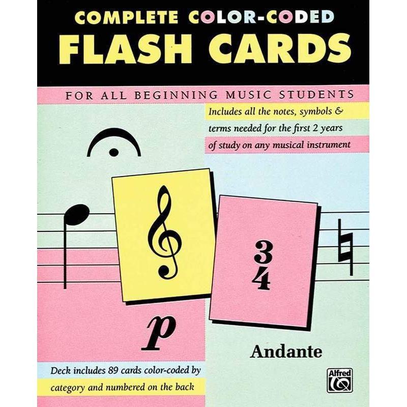 89 Color - Complete Coded Flash Cards-Sheet Music-Alfred Music-Logans Pianos