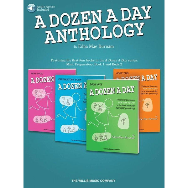A Dozen A Day Anthology-Sheet Music-Willis Music-Logans Pianos