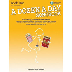 A Dozen A Day Songbook - Book 2 - Book/CD Pack-Sheet Music-Willis Music-Logans Pianos