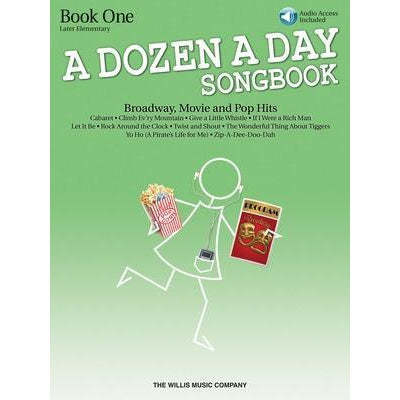 A Dozen a Day Songbook - Book 1 (BK/OLA)-Sheet Music-Willis Music-Logans Pianos
