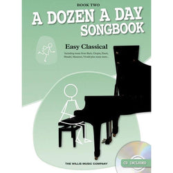 A Dozen a Day Songbook - Easy Classical, Book 2-Sheet Music-Willis Music-Logans Pianos