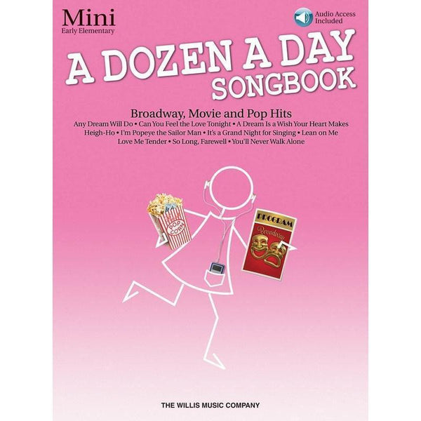 A Dozen a Day Songbook - Mini - Book/CD Pack-Sheet Music-Willis Music-Logans Pianos