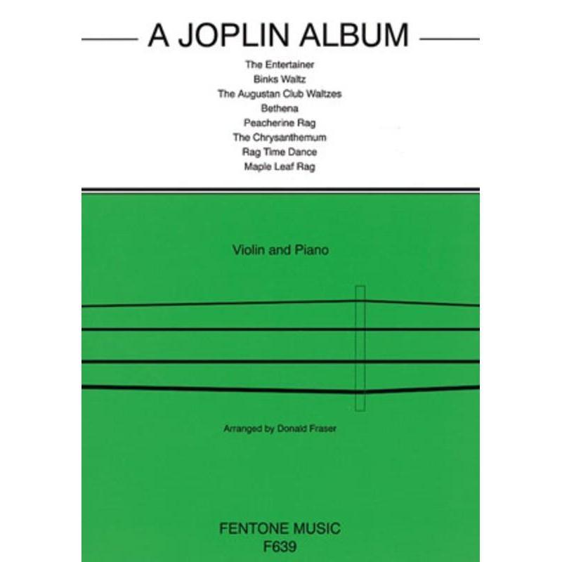 A Joplin Album-Sheet Music-Fentone Music-Logans Pianos