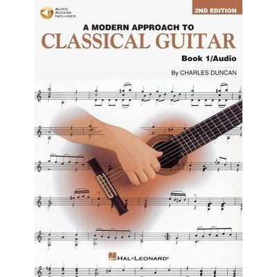 A Modern Approach to Classical Guitar - Book 1 with Audio-Sheet Music-Hal Leonard-Logans Pianos