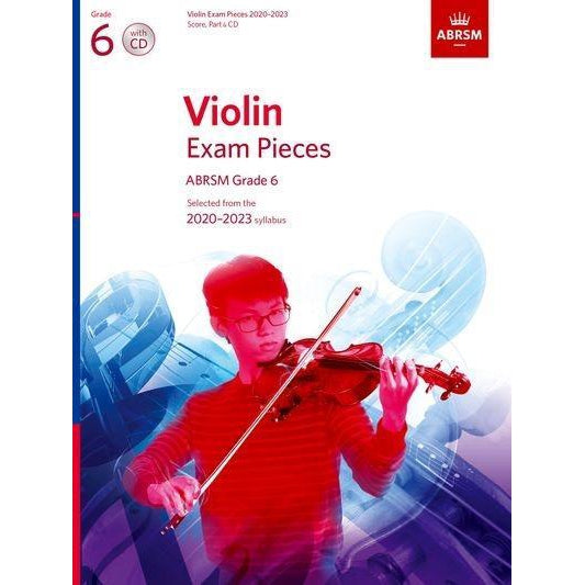 ABRSM Violin Grade 6 2020-23 Score & Part & CD-Sheet Music-ABRSM-Logans Pianos