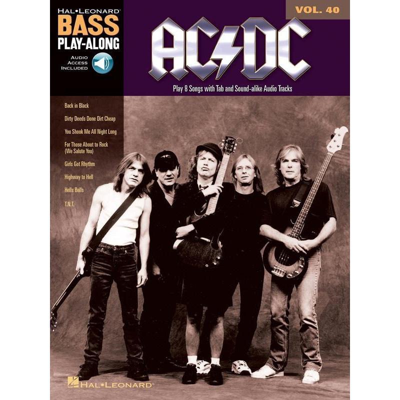 AC/DC Bass Play-Along-Sheet Music-Hal Leonard-Logans Pianos
