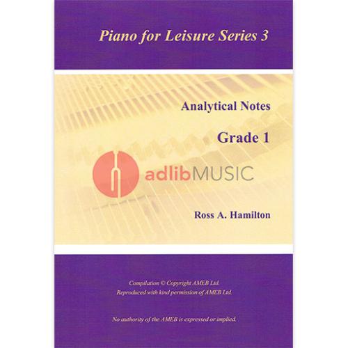 AMEB Analytical Notes Piano for Leisure Series 3 Grade 1-Sheet Music-Ross Hamilton-Logans Pianos