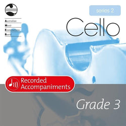 AMEB Cello Series 2 Grade 3 Recorded Accompaniment-Sheet Music-AMEB-Logans Pianos