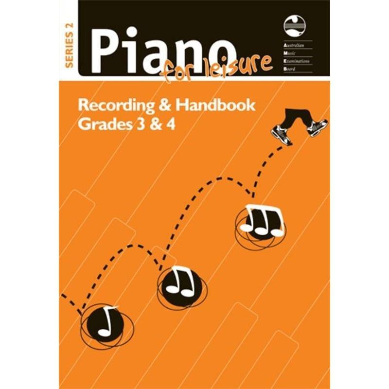 AMEB Piano For Leisure Grade 3 & 4 Series 2 CD Recording Handbook-Sheet Music-AMEB-Logans Pianos