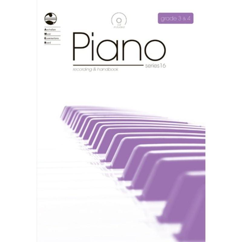 AMEB Piano Grades 3 & 4 Series 16 CD Recording & Handbook-Sheet Music-AMEB-Logans Pianos