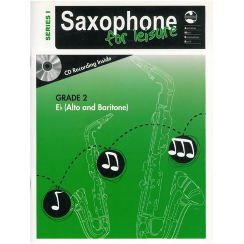AMEB Saxophone For Leisure Series 1 - Grade 2, E Flat Edition-Sheet Music-AMEB-Logans Pianos