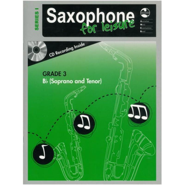 AMEB Saxophone For Leisure Series 1 - Grade 3, B Flat Edition-Sheet Music-AMEB-Logans Pianos