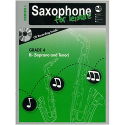 AMEB Saxophone For Leisure Series 1 - Grade 4, B Flat Edition-Sheet Music-AMEB-Logans Pianos