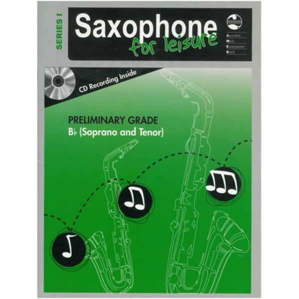 AMEB Saxophone For Leisure Series 1 - Preliminary, B Flat Edition-Sheet Music-AMEB-Logans Pianos