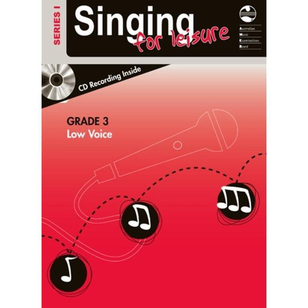 AMEB Singing For Leisure Series 1 - Grade 3 Low Voice-Sheet Music-AMEB-Logans Pianos