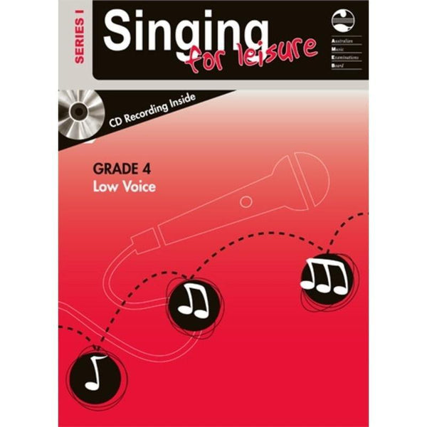 AMEB Singing For Leisure Series 1 - Grade 4 Low Voice-Sheet Music-AMEB-Logans Pianos
