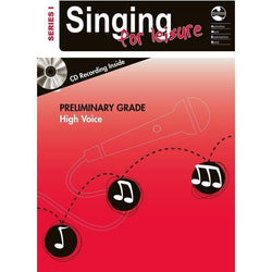 AMEB Singing For Leisure Series 1 - Preliminary Grade High Voice-Sheet Music-AMEB-Logans Pianos