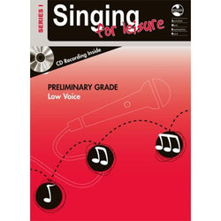 AMEB Singing For Leisure Series 1 - Preliminary Grade Low Voice-Sheet Music-AMEB-Logans Pianos