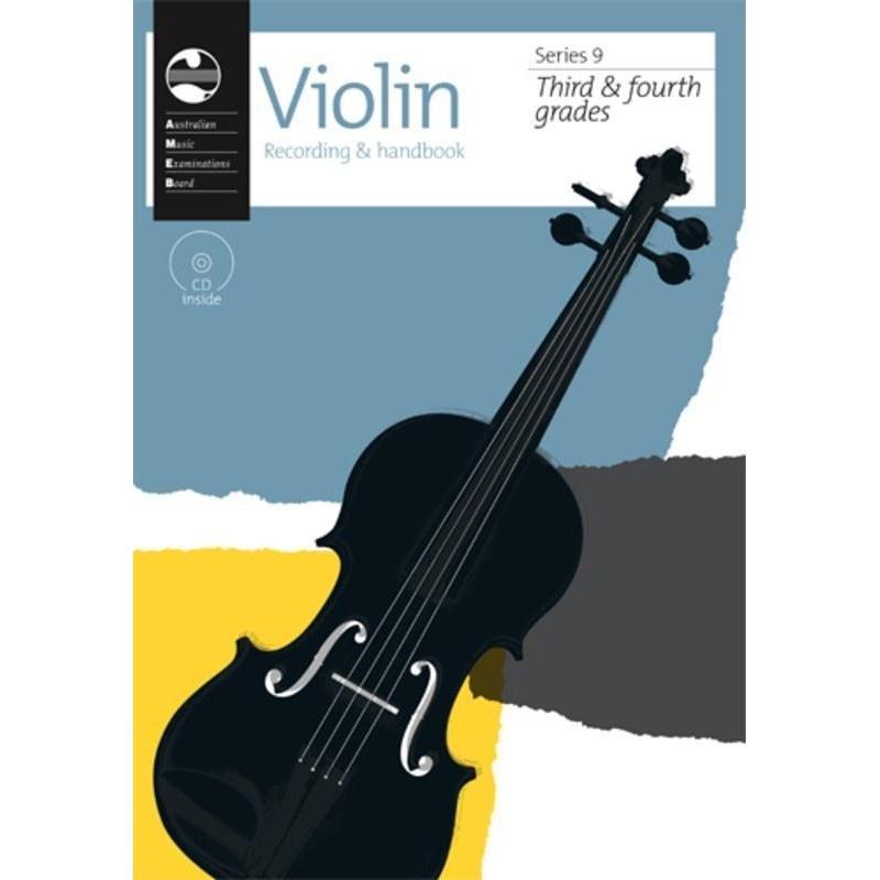 AMEB Violin Grade 3 To 4 Series 9 CD Recording Handbook-Sheet Music-AMEB-Logans Pianos