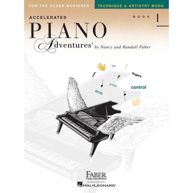 Accelerated Piano Adventures For the Older Beginner - Technique & Artistry Book 1-Sheet Music-Faber Piano Adventures-Logans Pianos