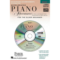 Accelerated Piano Adventures for the Older Beginner - Lesson Book 1 CDs-Sheet Music-Faber Piano Adventures-Logans Pianos