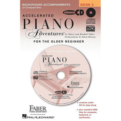 Accelerated Piano Adventures for the Older Beginner - Lesson Book 2 CDs-Sheet Music-Faber Piano Adventures-Logans Pianos