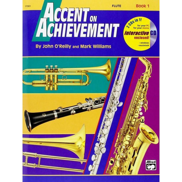Accent on Achievement Book 1 Flute-Sheet Music-Alfred Music-Logans Pianos