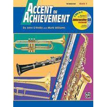 Accent on Achievement Book 1 - Trombone Bk/CD-Sheet Music-Alfred Music-Logans Pianos