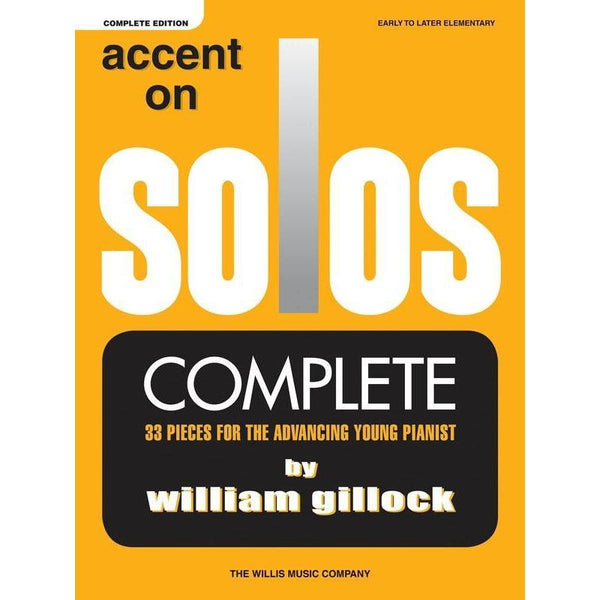 Accent on Solos - Complete-Sheet Music-Willis Music-Logans Pianos
