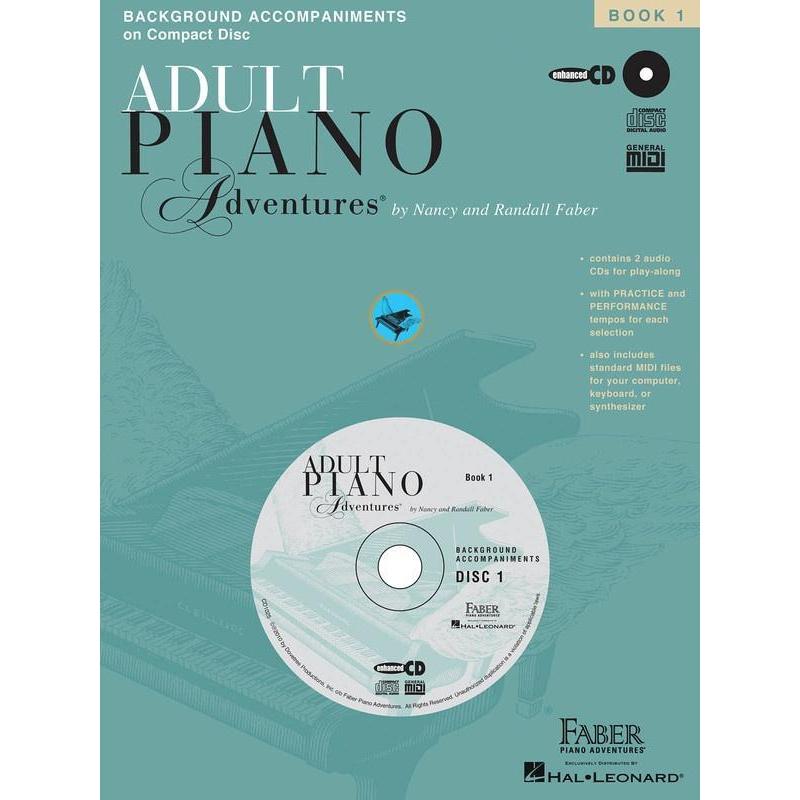 Adult Piano Adventures - Lesson Book 1 CDs-Sheet Music-Faber Piano Adventures-Logans Pianos