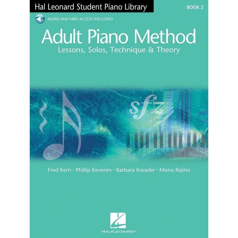Adult Piano Method Book 2 - Book with Online Audio-Sheet Music-Hal Leonard-Logans Pianos