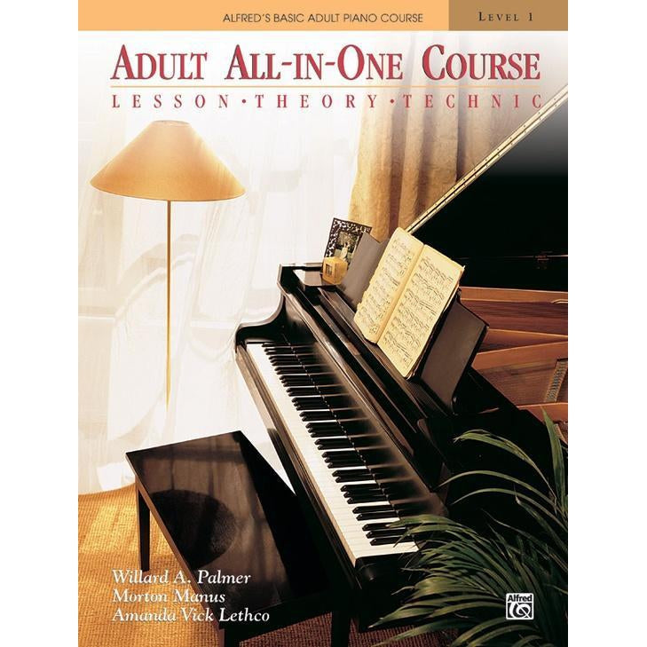Alfred's Basic Adult Piano Course: All-In-One Book 1-Sheet Music-Alfred Music-Book-Logans Pianos