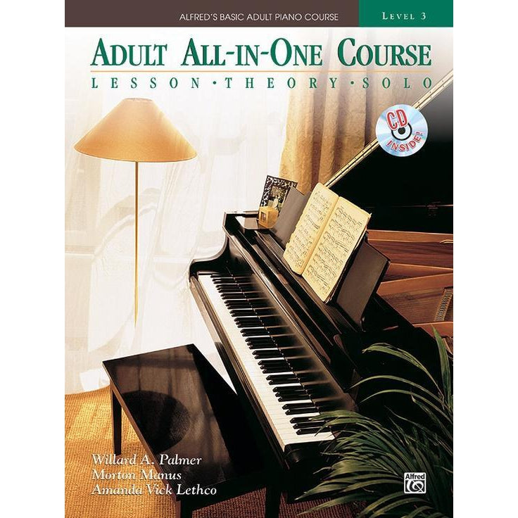 Alfred's Basic Adult Piano Course: All-In-One Book 3-Sheet Music-Alfred Music-Book-Logans Pianos