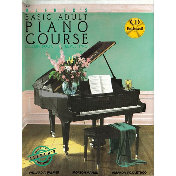 Alfred's Basic Adult Piano Course: Lesson Book 2-Sheet Music-Alfred Music-Book & CD-Logans Pianos